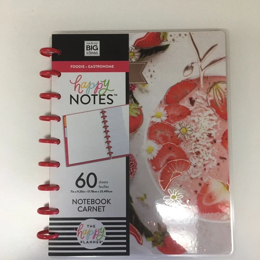 NEW The Happy Planner Foodie Lot! Classic Happy Notes & Accessory Book